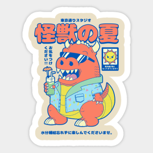 Summer Kaiju Sticker